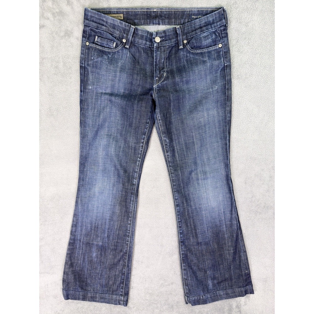 Citizens of Humanity Jeans Womens 31 Blue‎ Dark Wash Faye 003 Low Waist Full Leg